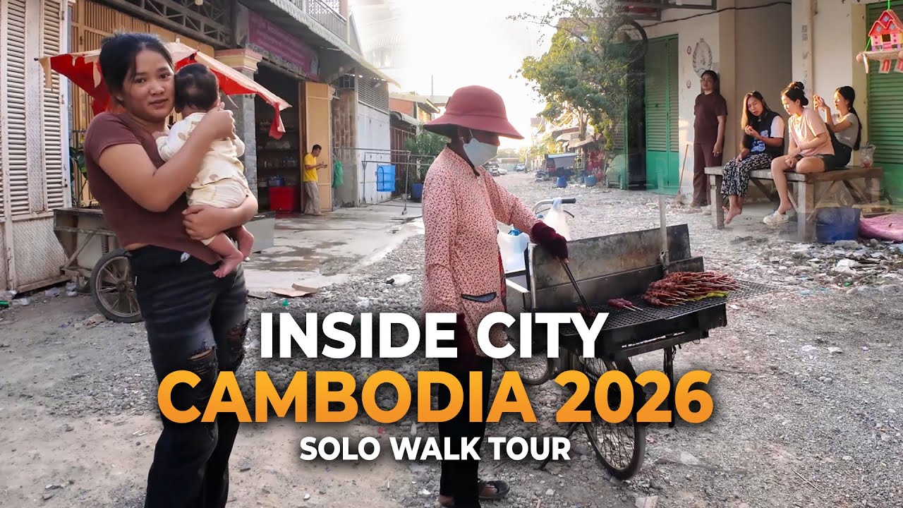 Unbelievable Life Of Cambodia In 2026 | Real Life Scenes at evening [4K] Tour #travel