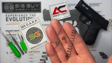SIG Sauer P365 4 Piece Ultimate Master Spring Tuning Kit by Armory Craft Installation Video