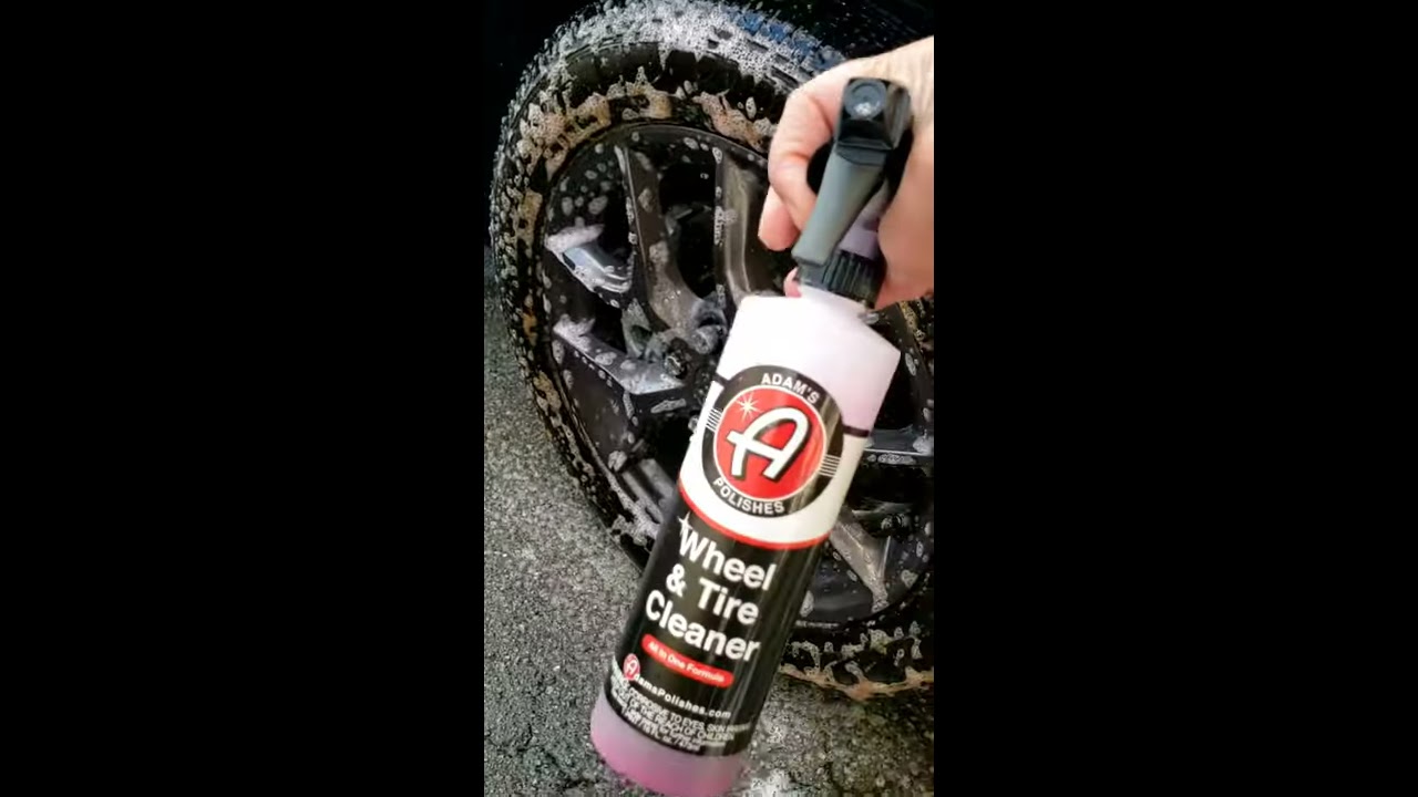 Is This The Best Tire Cleaner Available Right Now ? Adam's Wheel and Tire  Cleaner #shorts 