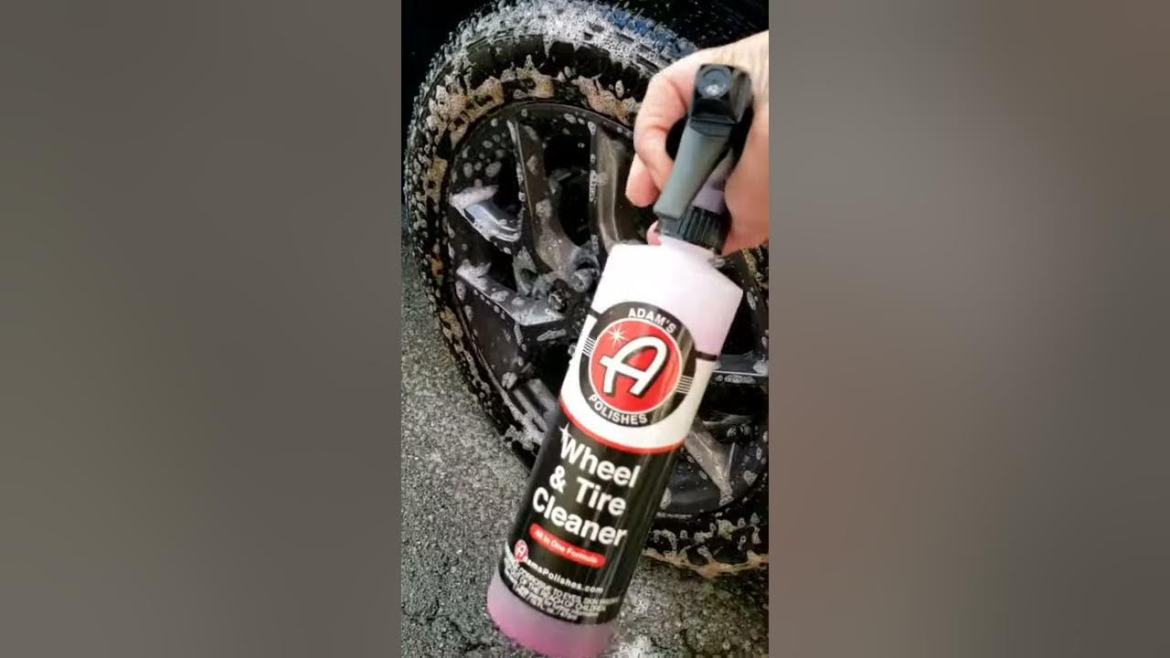 Is This The Best Tire Cleaner Available Right Now ? Adam's Wheel and Tire  Cleaner #shorts 