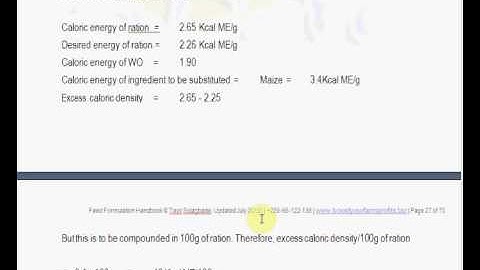 How to Correct Excess Energy Content in a Livestock Ration [Feed Formulation Video Series]