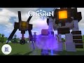Genshin Impact | Childe vs Ruin Hunter and Grader [ Minecraft Animation ]