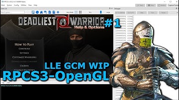 [Outdated!]-PS3 Emulator-RPCS3-LLVM-Vulkan  Deadliest Warrior: The Game | Jarveson WIP LLE GCM #1