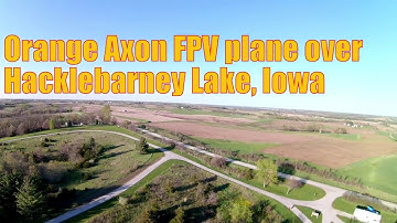Axon FPV plane over Hacklebarney Lake, Iowa