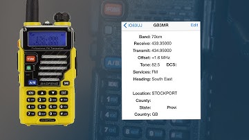 How To Programme Repeaters In Baofeng UV-5R Without Software