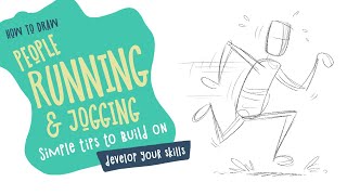 How To Draw People Running & Jogging