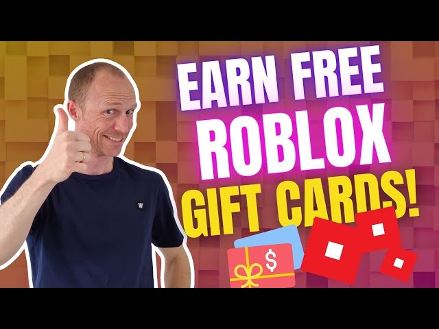 earn free robux  Roblox gifts, Gift card, Roblox