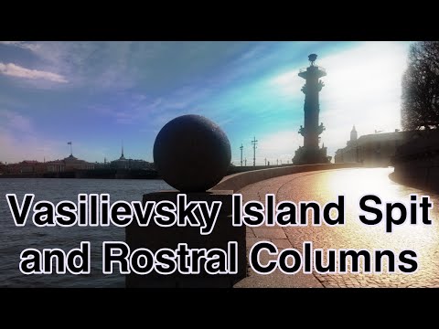 Video: Rostral-kolomme, St. Petersburg - beskrywing, geskiedenis en interessante feite