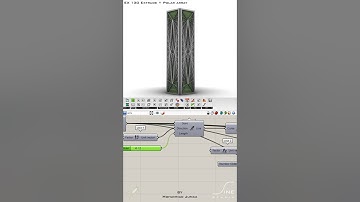 Grasshopper - EX 130 - Extrude + Polar array