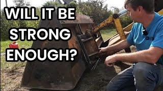 DIY Conversion: Backhoe Bucket to Skid Steer Quick Attach