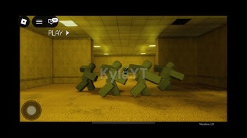 BACKROOMS JUMPSTYLE!!😝😝✨ (game name: Kyle’s animation)🎀￼