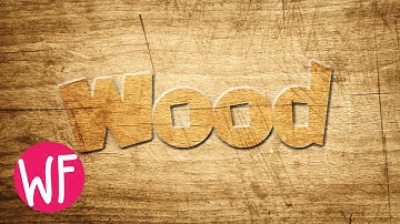 Photoshop Tutorial | Wood Text Effect Photoshop