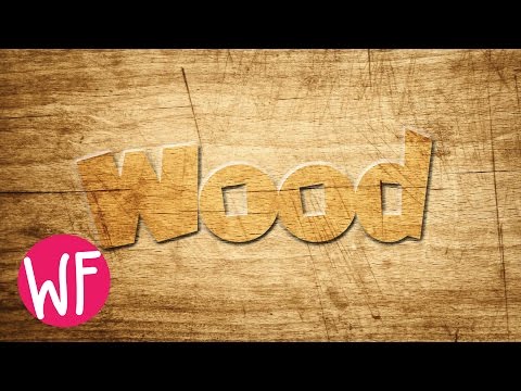 Photoshop Tutorial | Wood Text Effect Photoshop