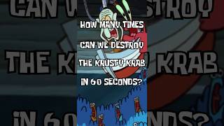 How many times does the Krusty Krab get DESTROYED?? 💥 #SpongeBob #Shorts