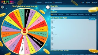 Tutorial: Spin The Wheel - Random Picker app for Windows 10/11 (download FREE from Microsoft Store) screenshot 5