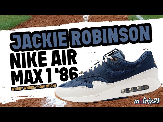 NIke Air Max 1 '86 Jackie Robinson - YouTube