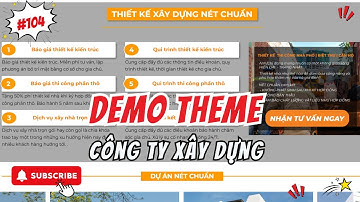 Demo theme Công  ty xây dựng Nét Chuẩn | thememau.com
