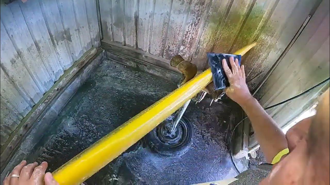 Wet dry bead on rail surfboard shaping glassing sanding spraying POV