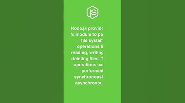 File System Operations in Node.js