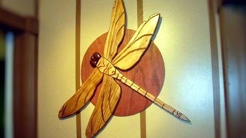 My Intarsia Dragonfly Project (15min)