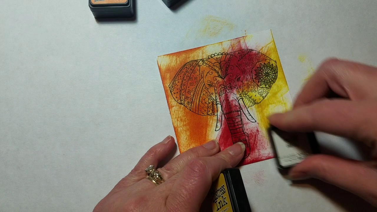 Unity Quick Tip: How to Apply Distress Ink Directly to Paper - YouTube
