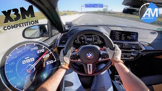 BMW X3M Competition - 0-290 km/h LAUNCH CONTROL🏁