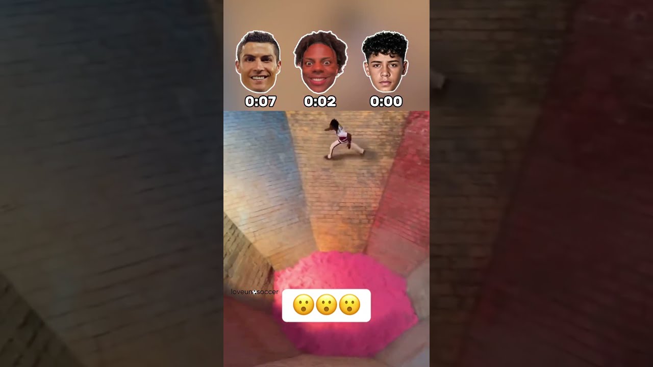 Ronaldo Vs IShowSpeed Jr Speed Challenge Football