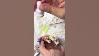 Using Jello Jello Peel Of Base For Nails #nails #simplenails #nailart #nailgelart 