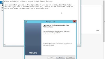 Windows Server 2012 - Vmware Tools install