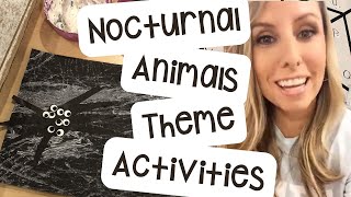 Nocturnal Animal Theme Activities