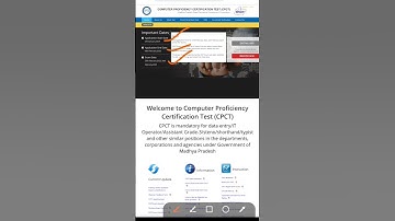 MP -CPCT Registration Begen // Computer Proficiency Certification Test (CPCT) #mp_govt_vacancy