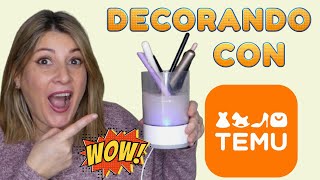 Super HAUL de TEMU decoración y organización