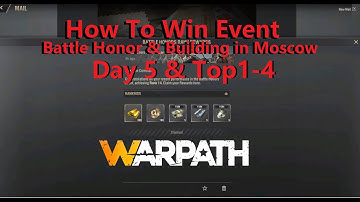 Warpath Tutorial 105 - Win Battle Honor Day 5: Base Construction (HunterBBQ Tips & Tricks)