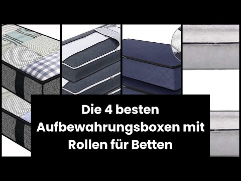 Video: Praktisches Bett mit Aufbewahrungsboxen