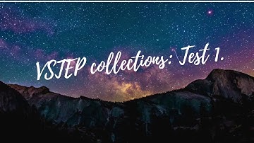 VSTEP collection test 1