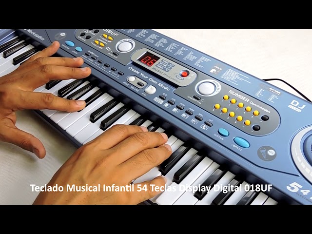 Teclado Infantil Musical 49 Teclas MQ-018FM 