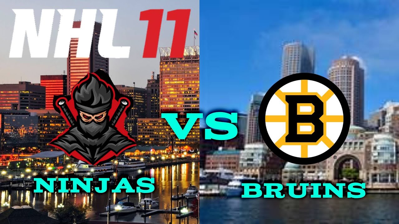 NHL 11 - Baltimore Ninjas VS Boston Bruins