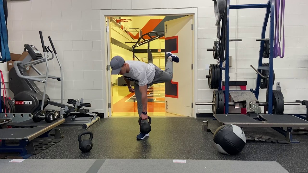 1-KB Single Leg RDL - YouTube