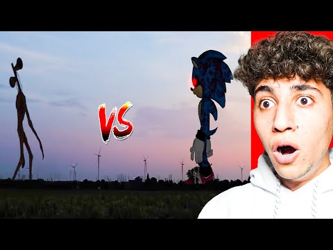 SİREN KAFA VS SONİC.EXE ANİMASYONU! (Siren Head Vs Sonic.Exe)