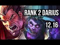 DARIUS vs DR. MUNDO (TOP) | Rank 2 Darius, 400+ games, Godlike | TR Grandmaster | 12.16