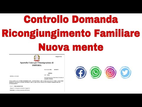 controllo nulla osta ricongiungimento familiare online