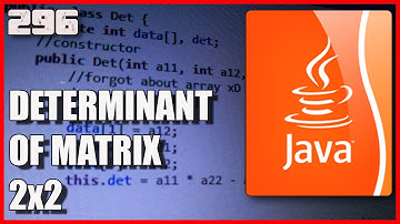 JAVA OOP - Determinant 2x2 of matrix