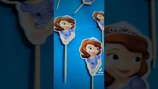 Sofia cupcake topper