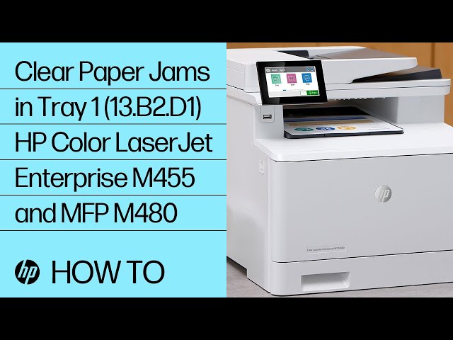 HP LaserJet Pro M28W All in One Wireless Printer loading the paper tray and  Ink Tone clip removal 