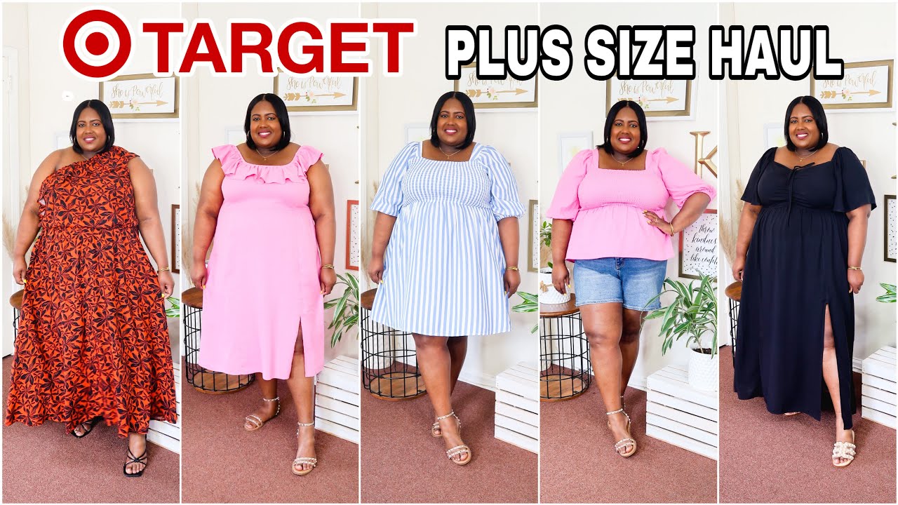 TARGET PLUS SIZE SUMMER TRY ON HAUL AFFORDABLE PLUS SIZE FASHION 2023 