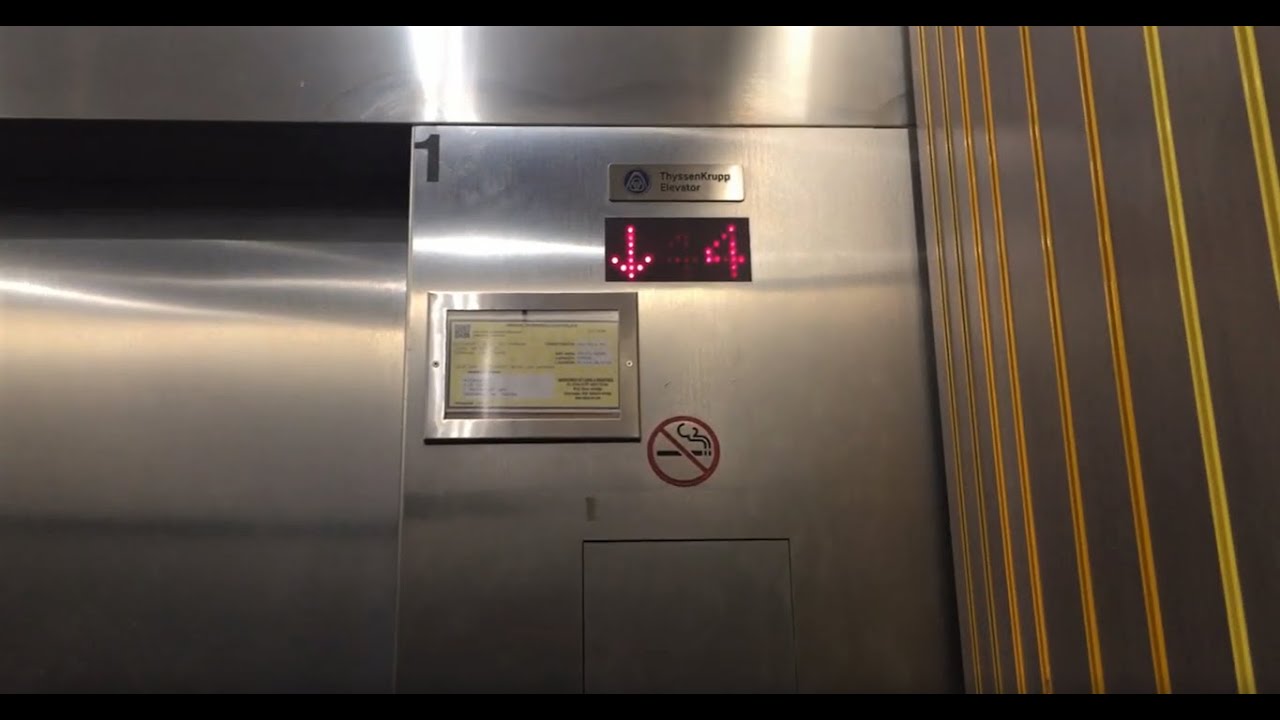 Nice& Fast ThyssenKrupp traction elevators Microsoft building 121