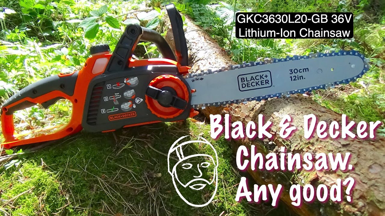 Black & Decker 40V Chainsaw Setup and Review 