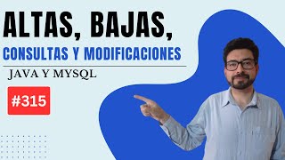 315.🛒AGREGAR, MODIFICAR Y ELIMINAR REGISTROS MYSQL CON JAVA🖊️Carrito electrónico JAVA Y MYSQL #45