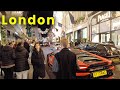 World’s Most Expensive Shops | Christmas Lights London UK | Walking Tour 4k with Captions