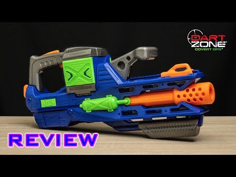[REVIEW] Dart Zone Destructor | Fully Automatic HOPPER Fed Blaster!